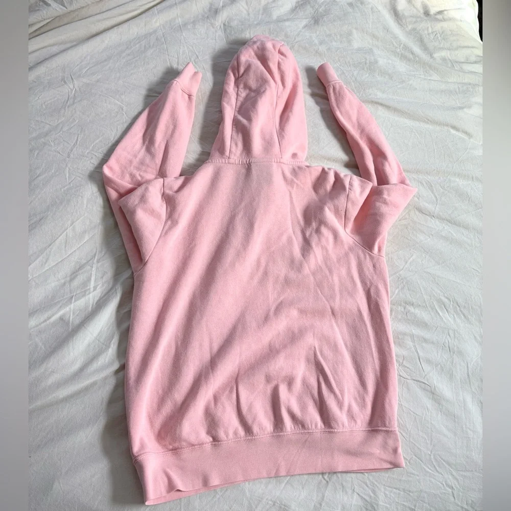Nike Pink Funnel Neck Hoodie - Picture 4 of 5